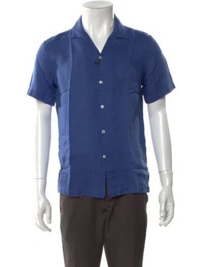 Pre-owned Altea Short Sleeve Shirt In Blue