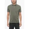 Altea Short Sleeved Cotton Polo In Green