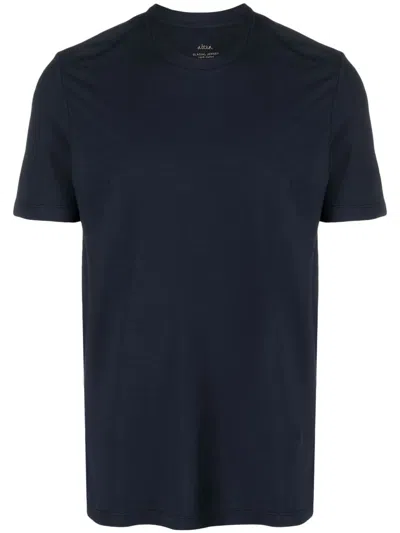Altea Short-sleeved Cotton T-shirt In Blau