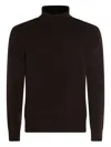 Altea Speckled-knit Sweater In Brown