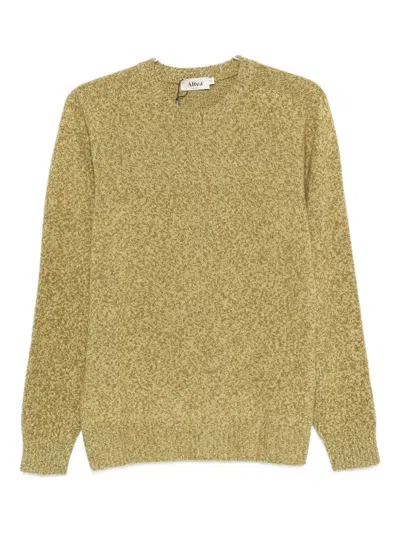 Altea Speckled-knit Wool Sweater In Brown