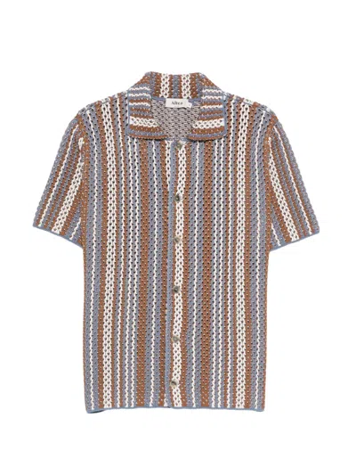 Altea Striped Buttoned Shirt In Multi