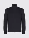 Altea Ribbed Turtleneck Jumper In Blue