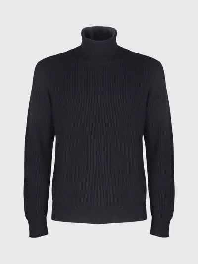Altea Ribbed Turtleneck Jumper In Black