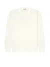 ALTEA CREAM RIBBED CREW-NECK SWEATER