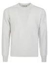 Altea Crew-neck Wool Sweater In White