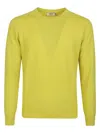 Altea Round Neck Sweater In Yellow