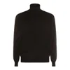 Altea Turtleneck Extrafine Merino Wool Sweater In Black