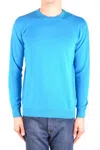 Altea Men's Blue Cotton Sweater In Blue