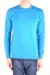 Altea Men's Blue Cotton Sweater In Blue