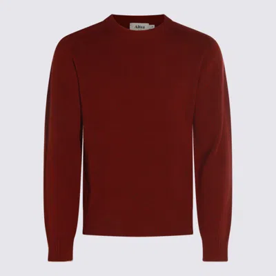 Altea Sweaters Brown In Red