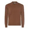 Altea Virgin-wool Sweater In Brown