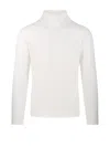 Altea Tailored White Cashmere Turtleneck Sweater In White