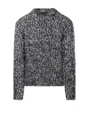 Altea Textured Knit Round Neck Sweater