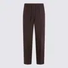 Altea Drawstring Trousers In Brown