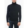 Altea Turtleneck Aran Virgin Wool Sweater