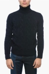Altea Turtleneck Aran Virgin Wool Sweater