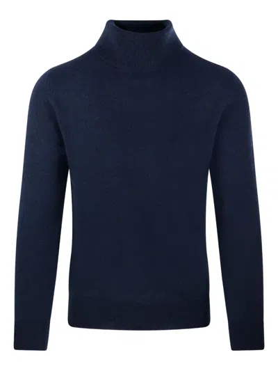 Altea Turtleneck Cashmere Sweater In Blue