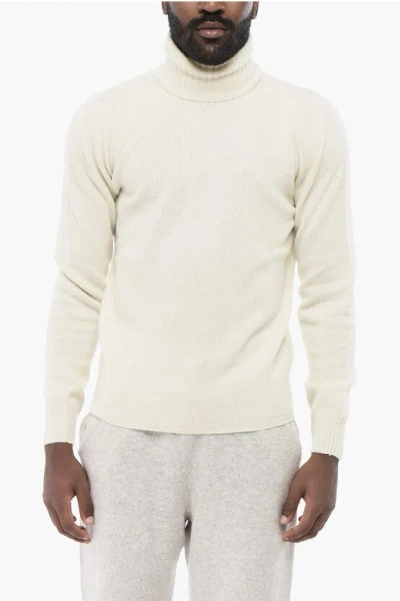Altea Turtleneck Sella Virgin Wool Sweater In Neutral