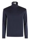 Altea Maglia Collo Alto Merino In Blue