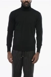 Altea Turtleneck Extrafine Merino Wool Sweater In Black
