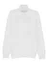 Altea Long Sleeve Turtle-neck Sweater In Gray