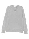 Altea V-neck Cashmere Sweater In Gray