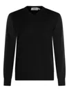 Altea V-neck Knitted Jumper In Black
