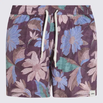 Altea Violet And Multicolor Beachwear In Purple
