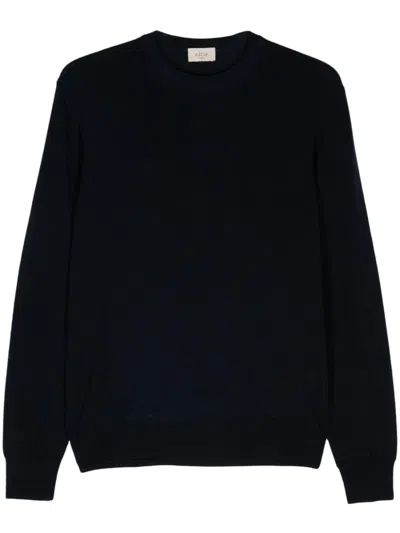 Altea Virgin-wool Sweater In Blue