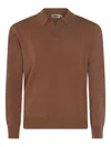 Altea Virgin-wool Sweater In Brown