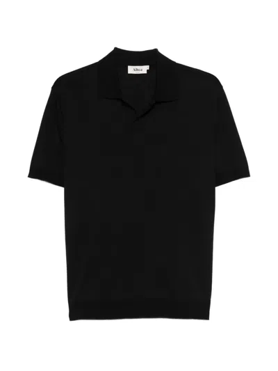 Altea V-neck T-shirt In Black