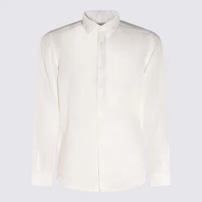 Altea White Linen Shirt In Beige