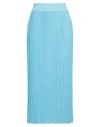 Altea Woman Midi Skirt Azure Size M Polyamide, Polyester In Blue