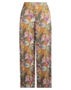 Altea Woman Pants Mustard Size 8 Viscose In Yellow