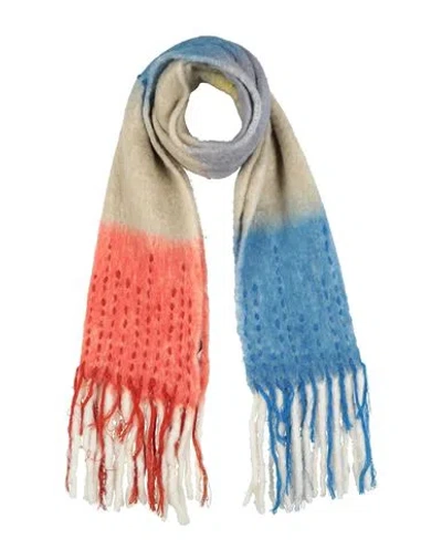Altea Woman Scarf Blue Size - Acrylic, Wool, Polyamide In Multi