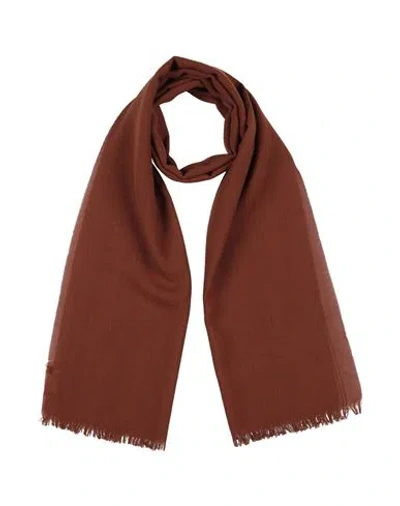 Altea Woman Scarf Brown Size - Virgin Wool