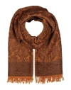 Altea Woman Scarf Brown Size - Viscose, Cotton