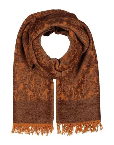 Altea Woman Scarf Brown Size - Viscose, Cotton