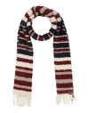 Altea Woman Scarf Burgundy Size - Acrylic, Virgin Wool, Cotton, Polyester In Red