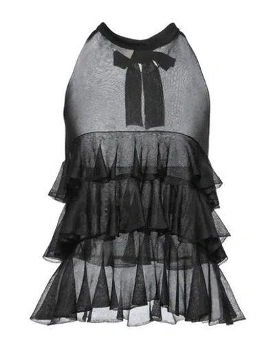 Altea Woman Top Black Size S Polyamide, Polyester