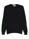 Altea Wool Crew-neck Sweater In Blue