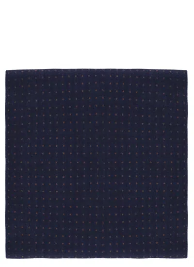 Altea Polka-dot Scarf In Blue