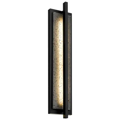 Alteck Dakota 32" High Black Led Wall Sconce
