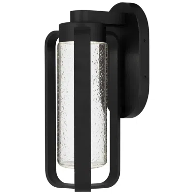 Alteck Clover 12" High Sand Black Led Wall Sconce