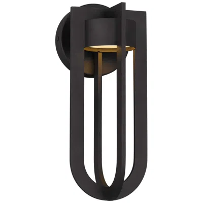 Alteck Furo 12" High Dark Bronze Led Wall Sconce