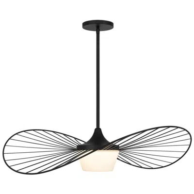 Alteck New Wave 34" Sand Black Led Pendant