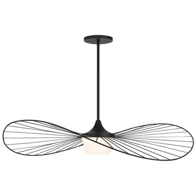 Alteck New Wave 44" Sand Black Led Pendant