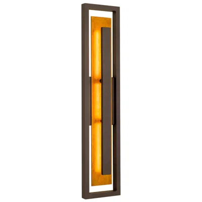Alteck Panels 32 1/4" High Dark Bronze Led Wall Sconce