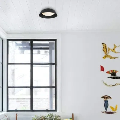 Alteck Pez Flush Mount In Black